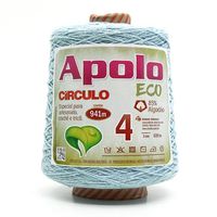 Barbante Apolo Eco nº04 600g 2373 azul bebê