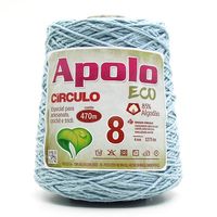 Barbante Apolo Eco nº08 600g 2373 azul bebê