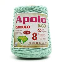 Barbante Apolo Eco nº08 600g 5276 verde bebê