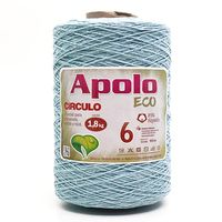 Barbante Apolo Eco nº06 1,8Kg 2373 azul bebê