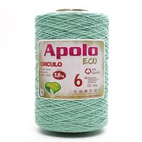 Barbante Apolo Eco nº06 1,8Kg 5276 verde bebê