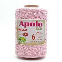 Barbante Apolo Eco nº06 1,8Kg 3526 rosa bebê