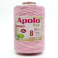 Barbante Apolo Eco nº08 1,8Kg 3526 rosa bebê