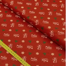 Tecido Estampado para Patchwork - Natal Cor 91902 (0,50x1,40)