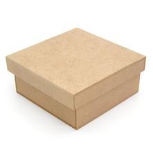 Caixa em MDF Cru Tampa Sapato - 12x12x5cm