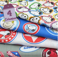 Kit de Tecido Snoopy (30x70) 4 Estampas