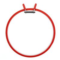 Bastidor de Metal com Regulador para Bordado - Nurge 19,5cm - vermelho