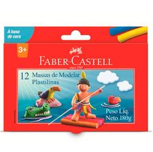 Massa de Modelar Faber-Castell - 12 Cores