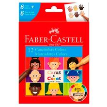 Canetinhas Caras & Cores 6 + 6 Cores - Faber-Castell