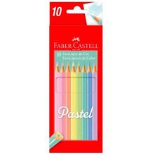 Lápis de Cor Tons Pastel Faber-Castell - 10 Cores