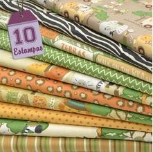 Kit de Tecido Safari (30x70) 10 Estampas