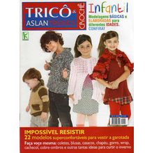 Revista Tricô & Crochê Infantil Aslan Trends Ed. Kromo nº 02