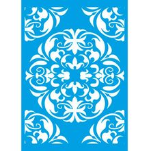 Stencil de Parede Wall Litoarte 32 x 42,2 cm - STW-027 Ornamento Mandala