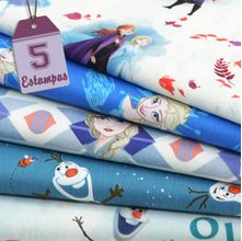 Kit de Tecido Frozen II (30x70) 5 Estampas