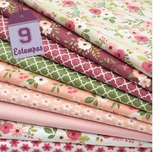 Kit de Tecido Botânica (50x150) 9 Estampas