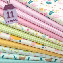 Kit de Tecido Semeart (50x150) 11 Estampas