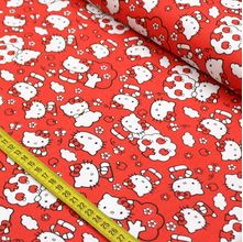 Tecido Estampado para Patchwork - Hello Kitty Apple (0,50x1,40)