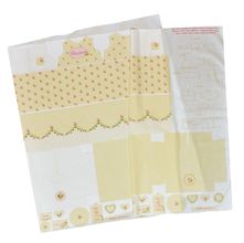 Tecido Estampado para Patchwork - Coração de Pano: Painel Bonecaria Bege (0,60x1,50)