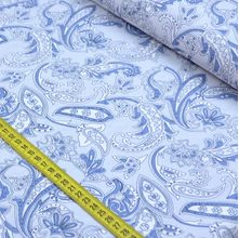 Tecido Estampado para Patchwork - Vintage Roses: Cashimiere Azul (0,50X1,40)