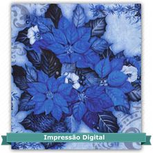 Tecido Estampado para Patchwork Bia Moreira - Mosaico Flor de Natal 01 (0,55x1,40)