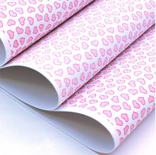 Placa de EVA Estampado Coraçãozinho Branco e Rosa 40 x 60cm | Make +