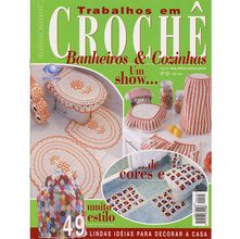 Revista Crochê Banheiros e Cozinhas Ed. Central nº 20