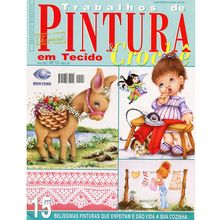 Revista Pintura em Tecido e Crochê Ed. Central nº 13