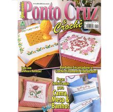 Revista Ponto de Cruz e Crochê Ed. Central nº 140