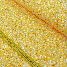 Tecido Estampado para Patchwork - Estilotex Luxo: Florzinhas Cor 5 Amarelo (0,50x1,40)