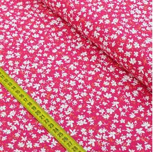 Tecido Estampado para Patchwork - Estilotex Luxo: Florzinhas Cor 6 Pink (0,50x1,40)