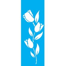 Stencil Jóia 10 x 30 cm - JB-859 Tulipas