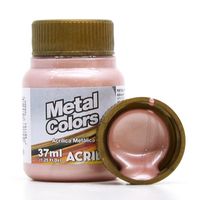 Tinta Acrílica Metal Colors Acrilex 37ml 499 rose gold