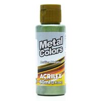 Tinta Acrilica Metal Colors Acrilex 60ml 545 - verde oliva