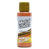 Tinta Acrilica Metal Colors Acrilex 60ml 534 - cobre