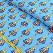 Tecido Estampado para Patchwork - Estilotex Luxo: Nossa Senhora Cor 01 (0,50x1,40)