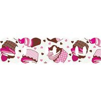 Passa Fita Marilda Mod. 92 Estampado - 10 Metros 995 - sweet rosa