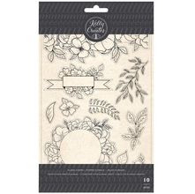 Carimbo Kit Floral - Kelly Creates