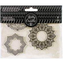 Carimbo Kit Mandalas - Kelly Creates