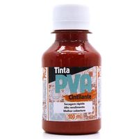 Tinta PVA Cintilante 100ml - Gliart 093 vermelho escarlate