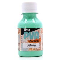 Tinta PVA Cintilante 100ml - Gliart 120 verde esmeralda