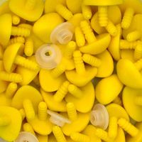 Focinho para Amigurumi Nº 4 - 10 Unidades com Trava Amarelo
