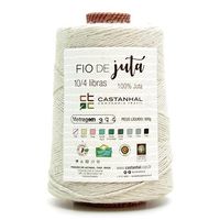 Barbante de Juta Colorido 500g - 394 Metros Gelo