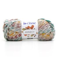 Fio Cisne Annecy 100g - Acrílico e Lã Natural 0520 mescla natural