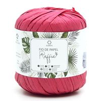 Fio de Papel Raffia - Linhas Corrente 087 rosa