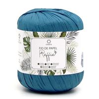 Fio de Papel Raffia - Linhas Corrente 146 azul