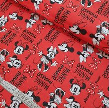 Tecido Estampado para Patchwork - Disney: Patch Minnie (0,50x1,50)