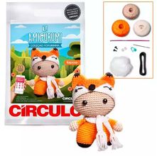 Kit Amigurumi Fofurinha Círculo - Raposa