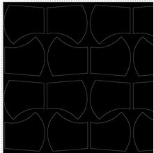 Tecido para Máscaras Adulta: Preta Cor 2339 (0,60x1,40)