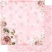 Folha para Scrapbook Dupla Face - Damas: Rosas - SD-1059