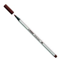 Caneta Stabilo Pen Brush 45 - marrom